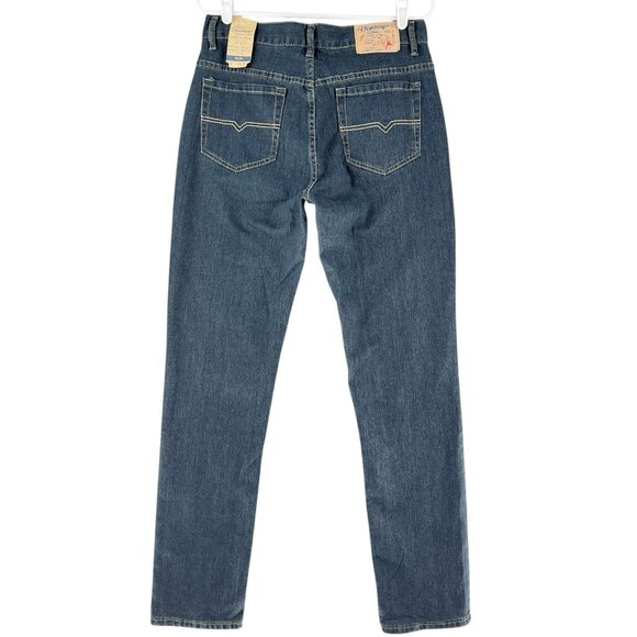 NWT Vintage Genes Men's Slim Fit Jeans Sz 28x30 Slim Leg Dark Blue Stretch Denim - Picture 2 of 14